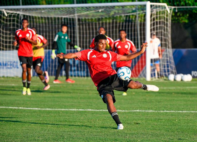 Selección Colombia sub-17, durante el Sudamericano. FOTO Cortesía FCF