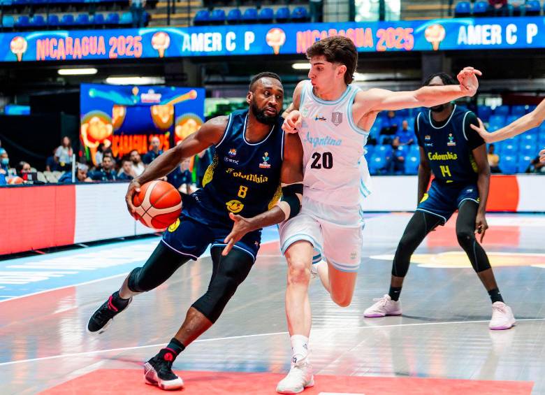 El jugador Michael Jackson ha sido uno de los hombres importantes en la Americup 2025 para Colombia. FOTO: TOMADA DEL X DE @MinDeporteCol