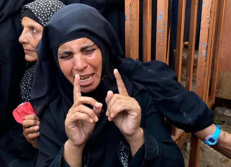 Los habitantes de Palestina y la guerra. FOTO: AFP