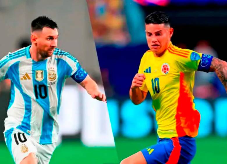 El futbolista argentino Lionel Messi y el colombiano James Rodríguez eran los protagonistas principales del póster de la Fifa. Foto: Getty