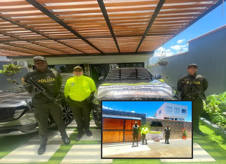 Algunos de los elementos incautados por la Policía y su Dirección de Carabineros. FOTO: Cortesía