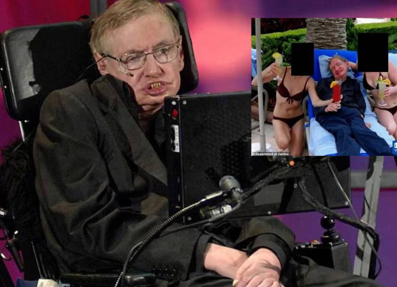 Stephen Hawking asistió a un encuentro científico promovido por Jeffrey Epstein meses antes de que el financiero enfrentara su primera acusación judicial. FOTO: AFP - Departamento de Justicia de EE. UU.