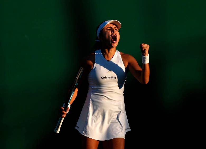 Camila Osorio sumó su sexta participación al hilo en Wimbledon este 2026. FOTO: Getty