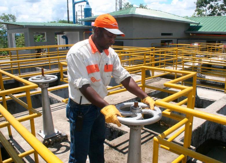 La empresa cuenta con una planta de tratamiento de agua potable para el suministro en la capital chocoana. FOTO: Cortesía EPM