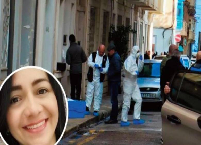 Las autoridades de Malta hicieron el levantamiento del cuerpo de la mujer colombiana. FOTO: Imagen tomada del portal de noticias Malta Independent.