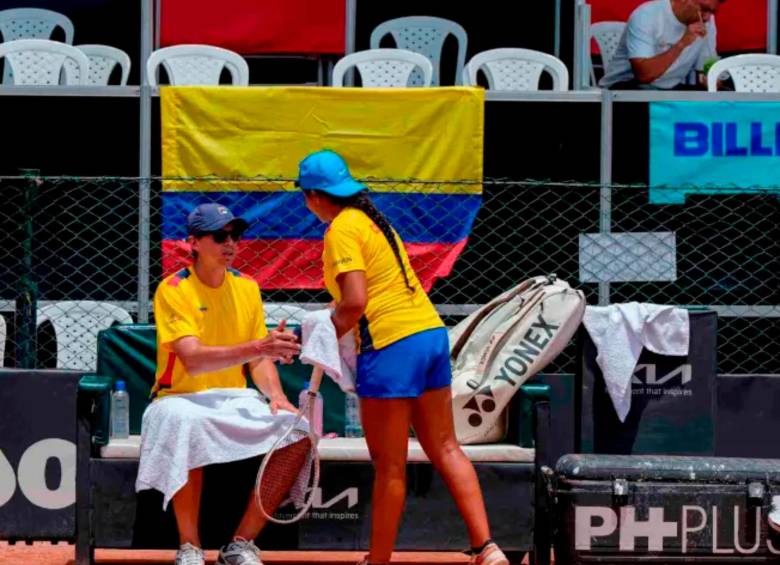 La tenista colombiana Valentina Mediorreal fue una de las representantes del país. Foto: Cortesía.