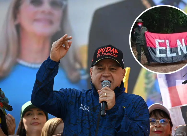 El documento establece que Cabello “viajaba regularmente a pistas aéreas clandestinas controladas por el ELN cerca de la frontera entre Colombia y Venezuela”. Foto: AFP/Colprensa