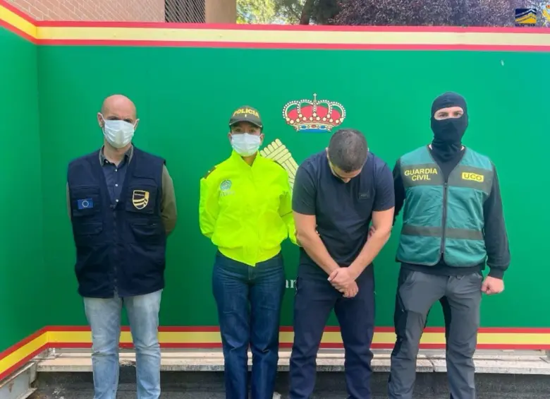 Los capturados estaban al frente de una organización que recibía grandes sumas de dinero producto del envío de cocaína a Europa. FOTO: Cortesía Fiscalía