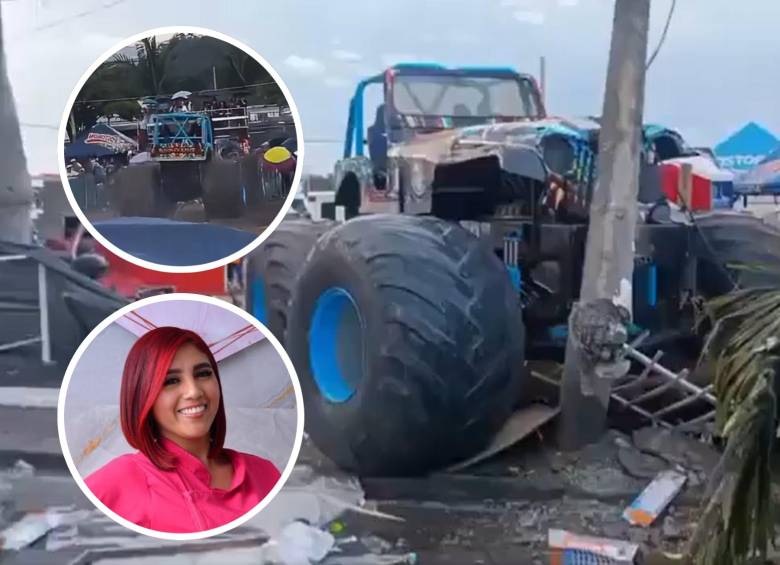 Entre el tumulto y el asombro, los asistentes pasaron de admirar la potencia de las máquinas a correr por sus vidas en lo que sería el último acto de la jornada. FOTO: Captura de video de redes sociales y @ladycasas_esteticapilar