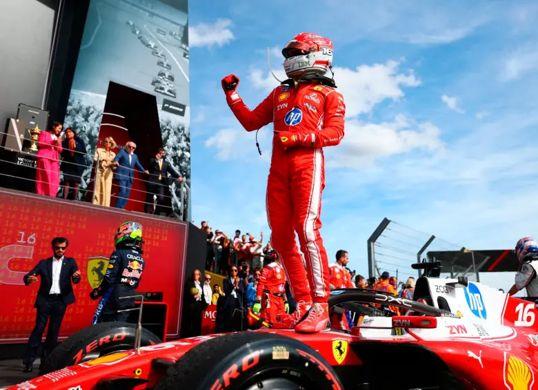 Charles Leclerc consiguió su novena victoria en F1. FOTO: X F1
