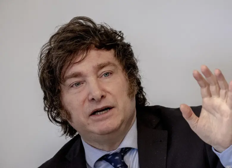 Javier Milei, presidente de Argentina. FOTO: GETTY