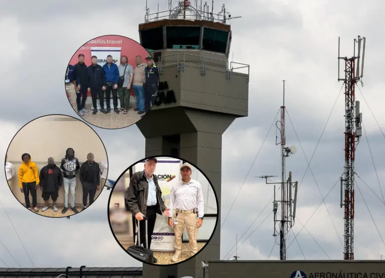 La mayoría de extranjeros inadmitidos se han registrado en el José María Córdova, en Rionegro. Fotos: Jaime Pérez Munévar, Migración Colombia y Colprensa