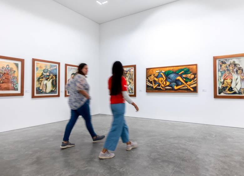 La nueva sala del Museo de Arte Moderno empieza su ciclo de exposiciones con Débora Arango. FOTOS CAMILO SUÁREZ