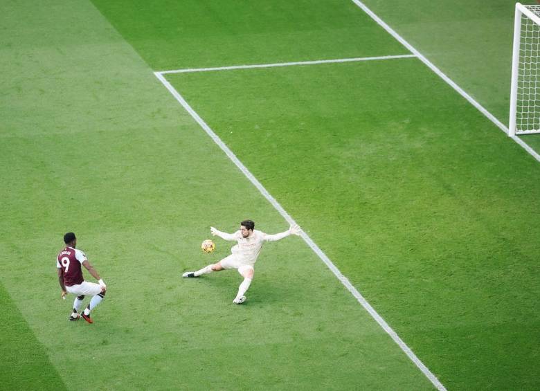 Durán haciendo gol ante Manchester City. FOTO: ASTON VILLA