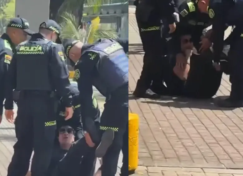 Ciudadano francés que estaba alrededor de la USC presuntamente intentó burlar esquema de seguridad. Foto: Captura de video redes sociales