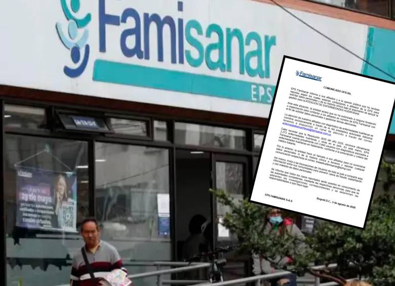 Famisanar EPS es una de las entidades intervenidas por el gobierno de Gustavo Petro. Foto: Colprensa