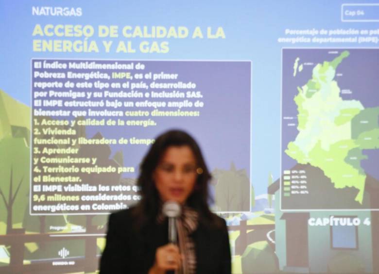 La presidenta de Naturgas, Luz Stella Murgas. FOTO: COLPRENSA