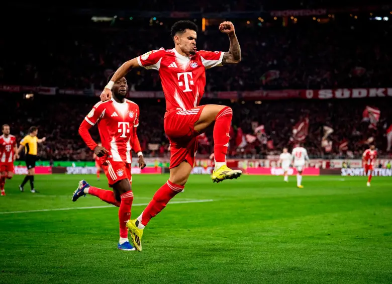 El extremo guajiro Luis Díaz ha sido unas de las figuras del Bayern Múnich alemán esta temporada. Es uno de los fichajes más importantes que han hecho en los últimos años. Foto: Getty