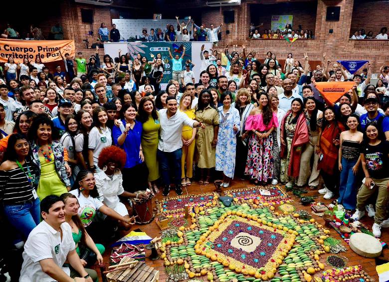 1.000 jóvenes de diversos lugares del mundo se unieron participaron en la Cumbre Global de Niñez y Juventud durante la COP16. FOTO Cortesía 