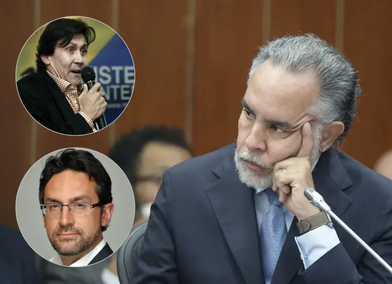 Armando Bendetti, ministro de Interior en líos por sus propiedad. Arriba: el empresario Ricardo Leyva. Abajo: el investigador Camilo Enciso. Foto: Colprensa