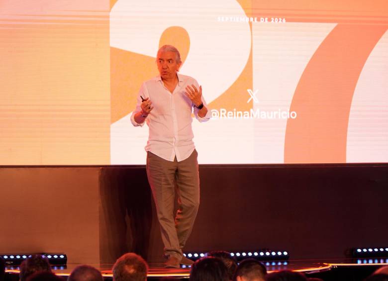 Mauricio Reina, líder de Investigación de Fedesarrollo, durante su intervención en el espacio Mirada país del Claro Tech Summit. FOTO: CORTESÍA