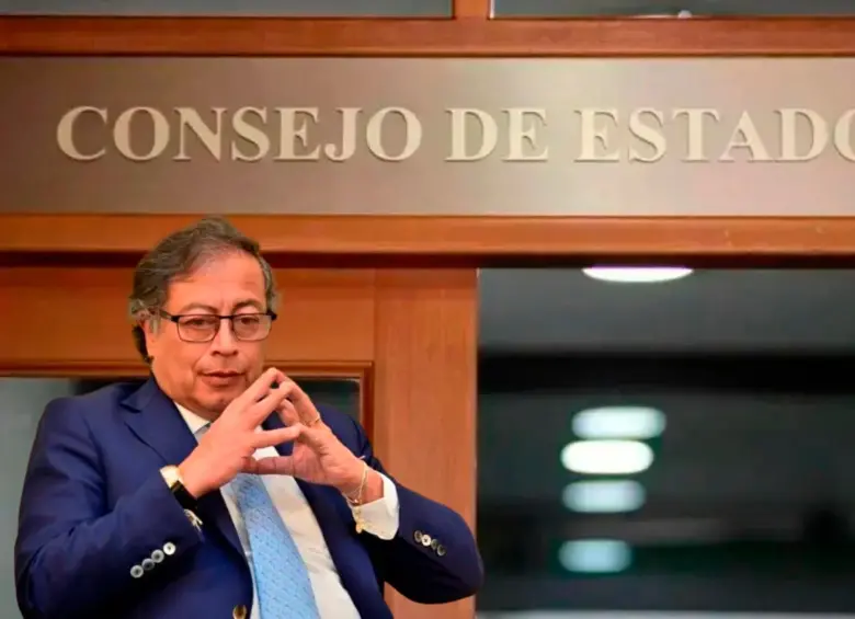 El jefe de Estado reaccionó a la determinación y argumentó que el tribunal no ha declarado ninguna ilegalidad, “solo una Sala ha suspendido transitoriamente mi decreto”. FOTO: COLPRENSA