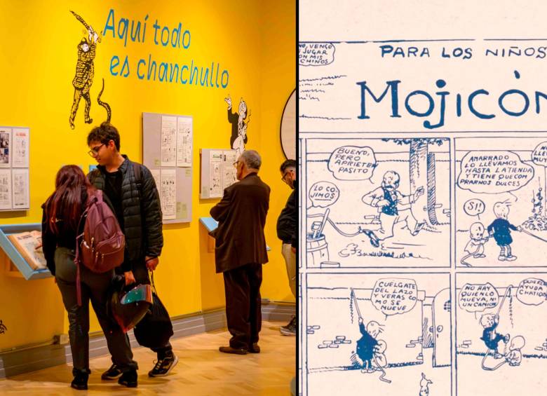 La exposición ¡Extra, extra! reúne 951 piezas recuperadas entre tiras, historietas y viñetas de publicaciones colombianas entre 1890 y 1967. Fotos Cortesía Biblioteca Nacional.