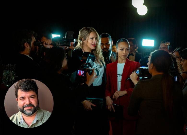 Samuel Castro ganó el Premio Nacional de Periodismo Simón Bolívar por su pódcast independiente sobre el análisis de la película Emilia Pérez y el cine de Jacques Audiard. FOTOS Cortesía