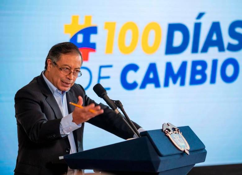 El presidente Gustavo Petro dijo tácitamente, a través de redes, que no hace gastos innecesarios en su Gobierno. FOTO: Presidencia