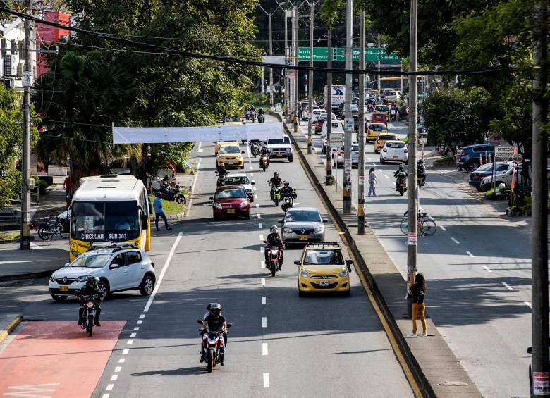 Se estima que en estas fechas de final de año se disminuye en un 60% el parque automotor de la ciudad. FOTO: JAIME PÉREZ