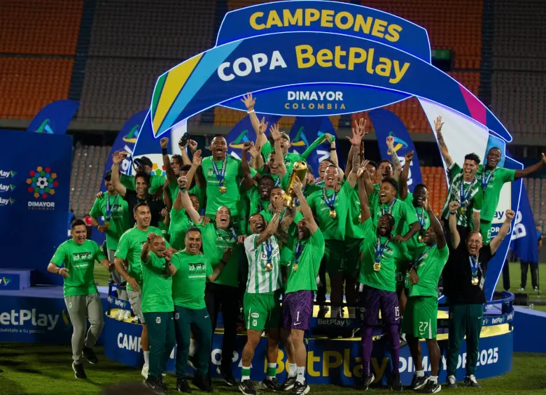 Atlético Nacional, campeón de la Copa BetPlay 2025. FOTO: Camilo Suárez 