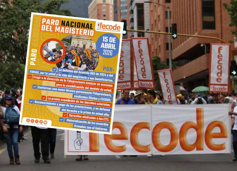 Paro de maestros el 15 de abril: colegios públicos cerrarán en todo el país. Foto: Fecode