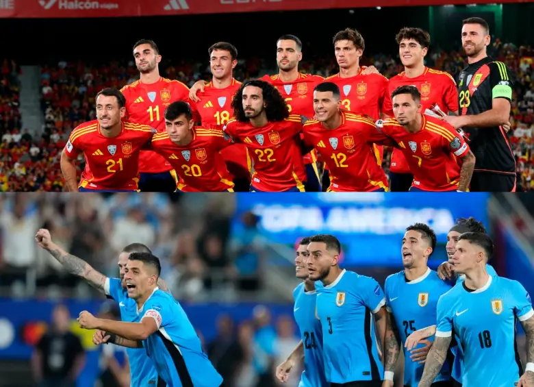 España y Uruguay deberán enfrentarse en el grupo H del Mundial 2026. Foto: GETTY. 