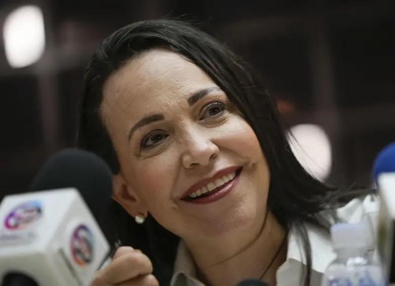 La líder opositora venezolana María Corina Machado. FOTO: Getty