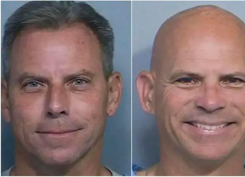 Erik y Lyle Menéndez llevan más de tres décadas en la cárcel por el asesinato de sus padres en Beverly Hills, California, en 1989. FOTO: AFP
