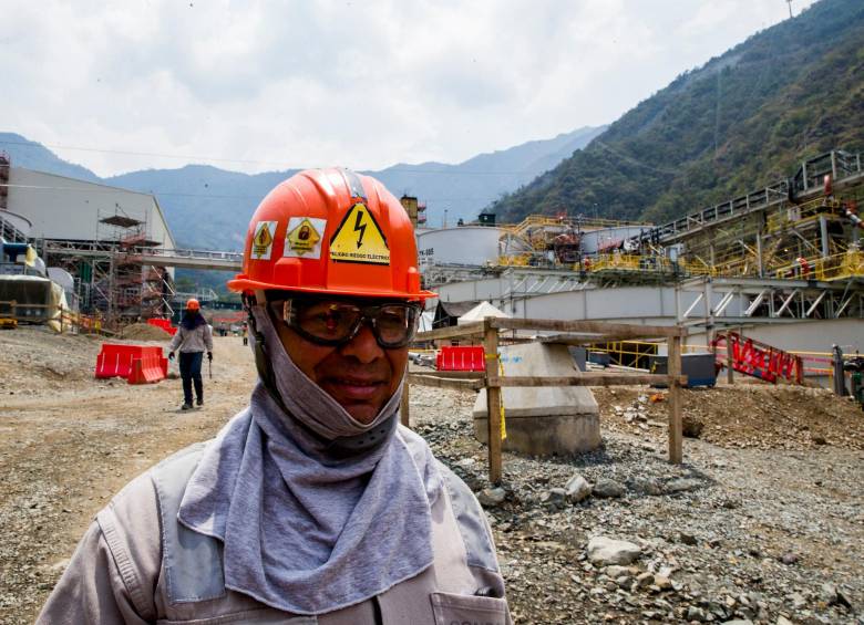 Esta es un planta de minería de oro en Buriticá, Antioquia. Foto El Colombiano. 