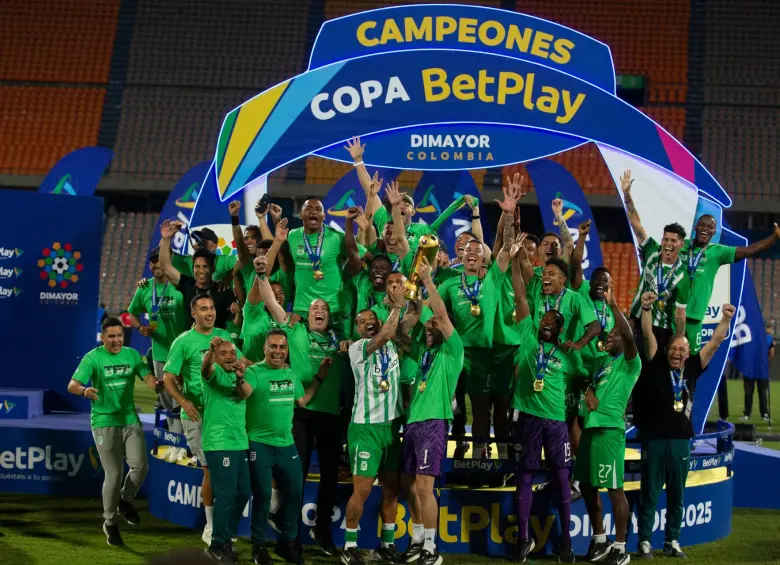 Atlético Nacional, campeón de la Copa BetPlay 2025. FOTO: Camilo Suárez 