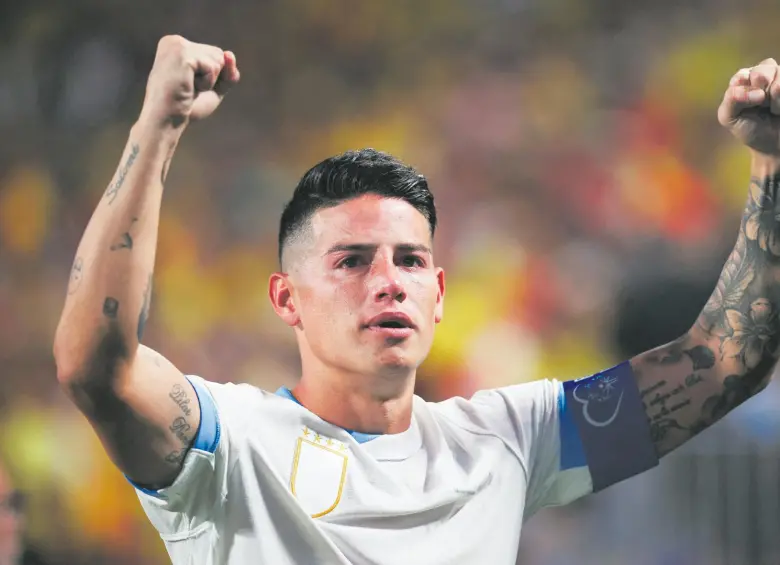 James Rodríguez tuvo un excelente partido la última vez que enfrentó a Argentina por Eliminatorias. FOTO GETTY