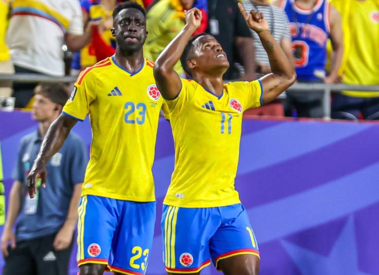 El jugador figura del Palmeiras de Brasil anotó el primer tanto del partido a favor de Colombia. 1-0 le gana la tricolor a Ghana en Kansas. FOTO: Juan Antonio Sánchez