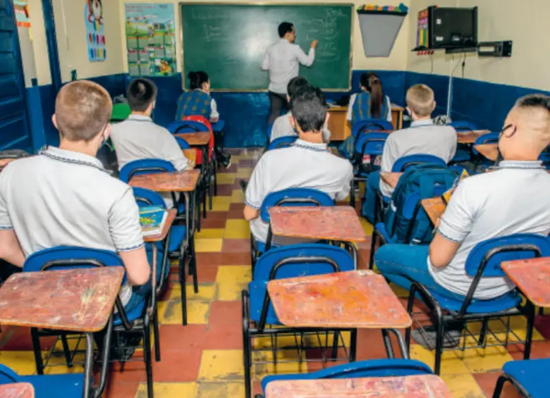 En 2023, Colombia registró la segunda cifra más alta en una década de deserción escolar. Para entonces, se ubicó en 3,7 %, según cifras del Ministerio de Educación. FOTO JUAN ANTONIO SÁNCHEZ