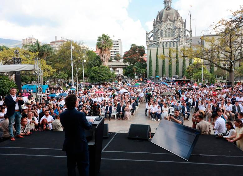 Gutiérrez dijo que la prioridad de su gobierno será solucionar el hambre de 400.000 personas en la ciudad. FOTO MANUEL SALDARRIAGA 