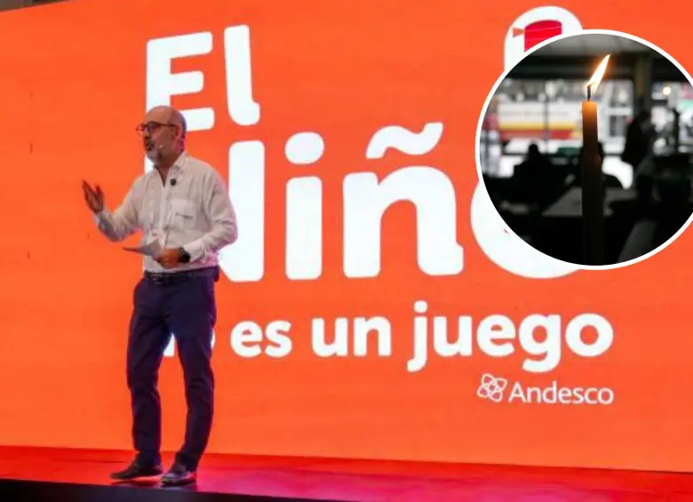 Camilo Sánchez, presidente ejecutivo de Andesco, durante el 15° Seminario de Eficiencia Energética en Medellín, donde lanzó la alerta sobre la crisis energética y la campaña “El Niño no es un Juego”. Foto: Cortesía