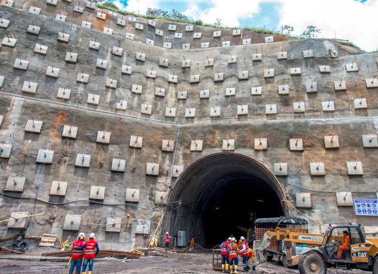 La excavación del Túnel Guillermo Gaviria Echeverri está a punto de lograr uno de sus más importantes hitos y podría ser esta misma semana. FOTO: JUAN ANTONIO SÁNCHEZ