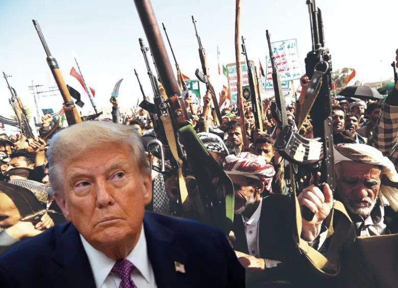 Trump le lanzó su segunda advertencia a Hamas luego de su visita al Medio Oriente. Fotos: AFP y Getty Images