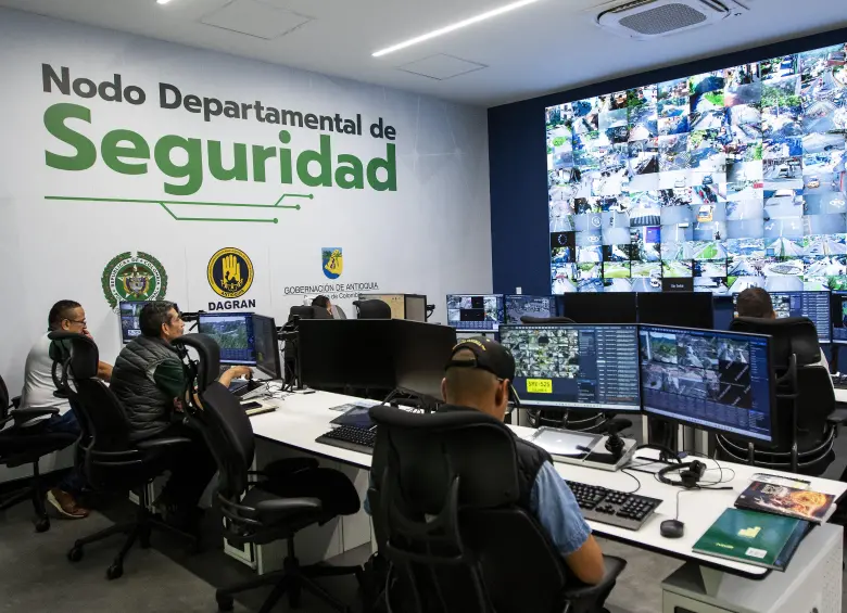 Desde el Nodo Departamental de Seguridad se manejarán estas cámaras privadas, además de las públicas que se adquirieron desde los municipios. FOTO JULIO CÉSAR HERRERA