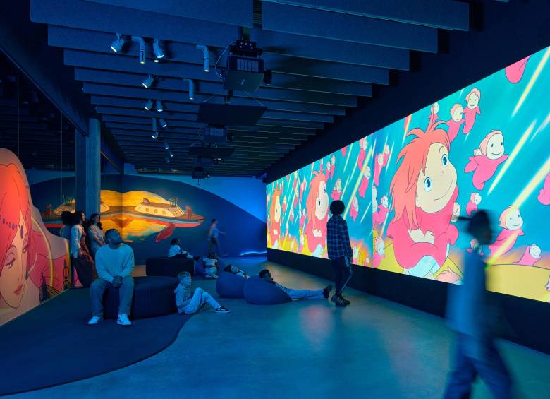 Hay espacios muy lúdicos en esta sección de Studio Ghibli. FOTO Cortesía Museo