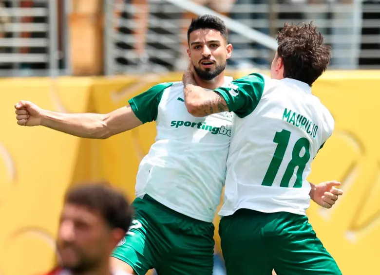 El delantero argentino José Manuel López llegó a once goles en la temporada con el cuadro brasileño. FOTO: TOMADA DEL X DE @Palmiras