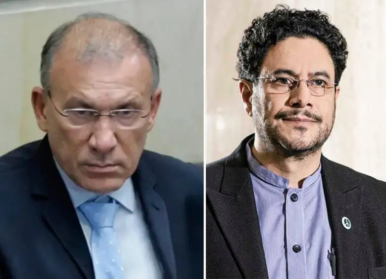 A la izquierda, Roy Barreras. A la derecha, Iván Cepeda, quien aún no le responde a Barreras. FOTOS: Colprensa