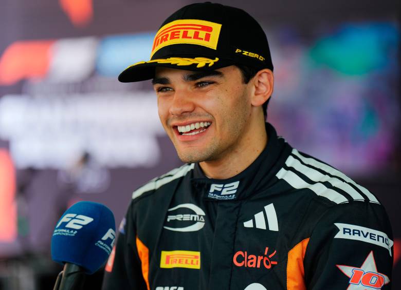 Sebastián Montoya, de 20 años de edad, ya empieza a ganar respeto en la F2. Foto: GETTY