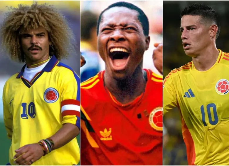 Tras lograr su calcificación tras vencer 3-0 a Bolivia en Barranquilla, la Fifa recordó los mejores goles de Colombia en la historia de los mundiales. FOTO: Conmebol y Getty